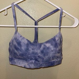Lululemon Set Diamond Dye 6” Shorts and Flow Y Bra
